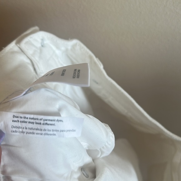 Risen Odette Wide Leg High Rise Jeans White Stretch Womens Size 13 - Picture 11 of 12